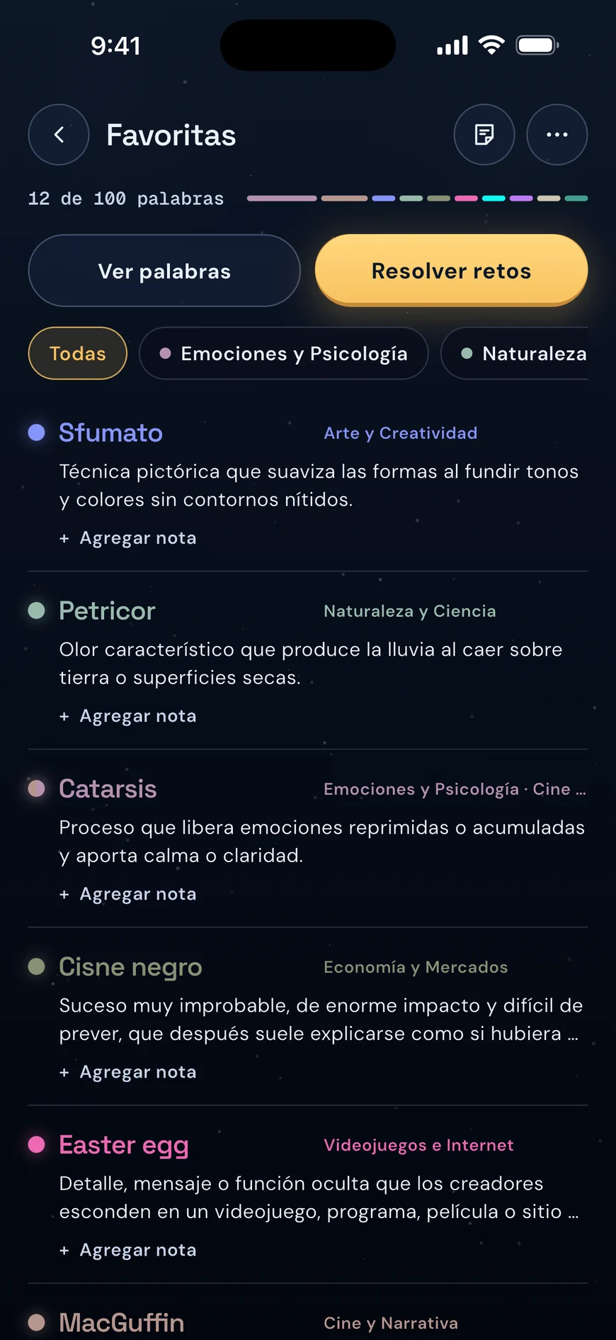 Ordénalas en catálogos