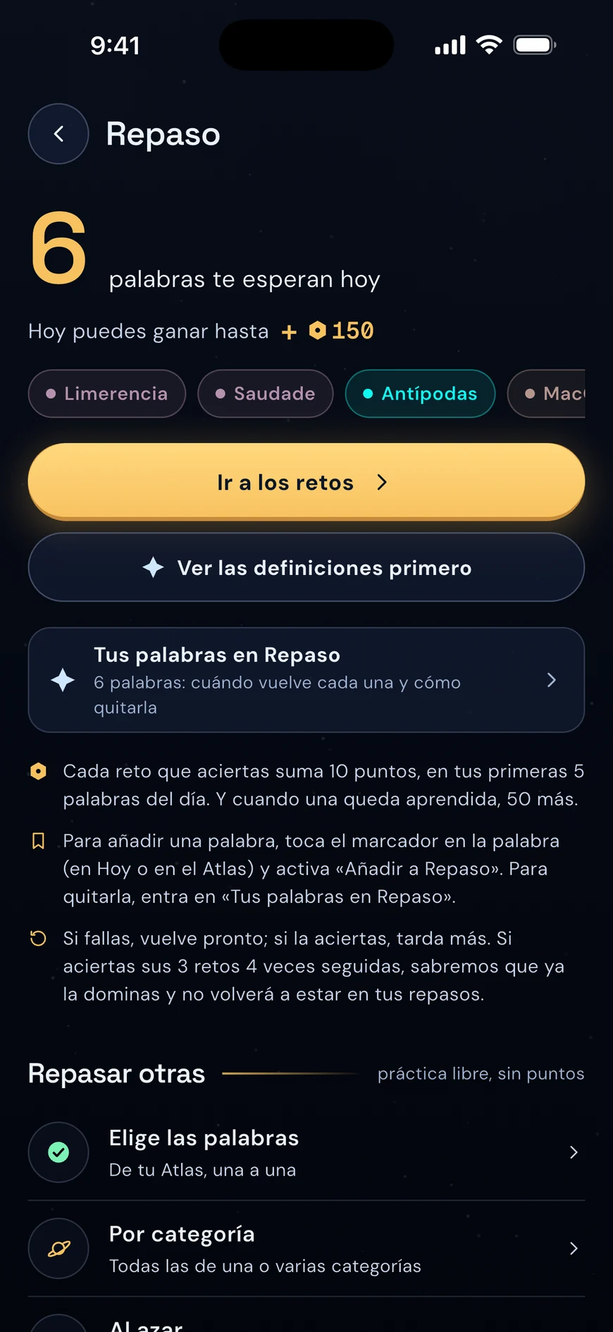 Repásalas antes de olvidarlas